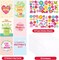 Mother’s Day Card Making Kit for Kids – 12 Sets DIY Flower Greeting Cards with Foam Stickers & Envelopes, Happy Mother’s Day Craft Activity Bulk Cards for Mom